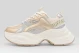 Buffalo Yuno One Sneakers Εκρού, Χρυσά, Ασημί