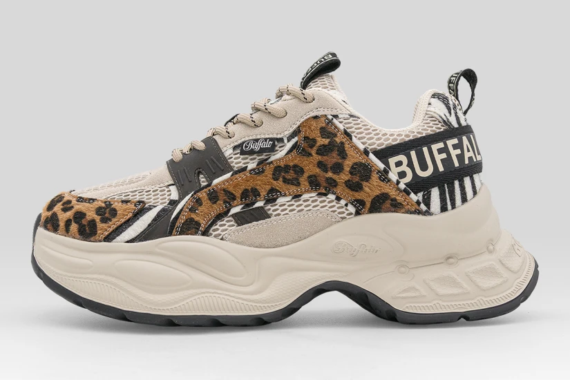 Buffalo Yuno One Animal Print Sneakers Λεοπάρ