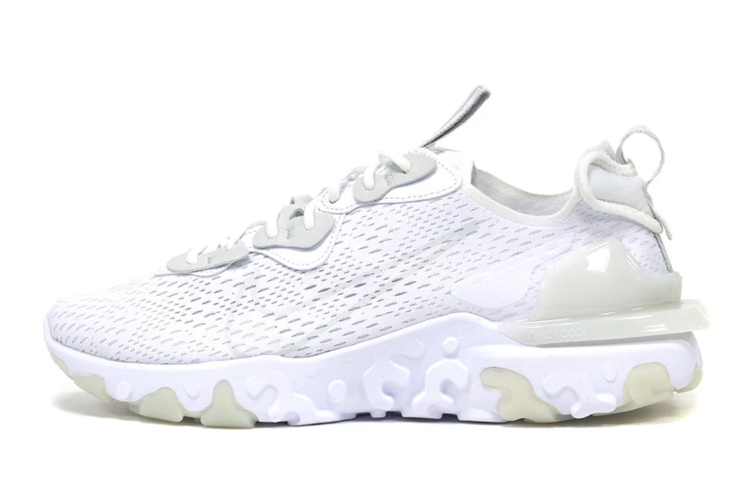 Nike React Vision Ανδρικά Sneakers Λευκά, Γκρι Ανοιχτά