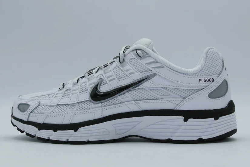 Nike P-6000 Ανδρικά Sneakers Λευκά, Μαύρα, Γκρι