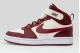 Nike Court Borough Mid 2 Παιδικά Sneakers Μπεζ, Μπορντό, Λευκά