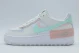 Nike Air Force 1 Shadow Sneakers Λευκά, Μέντα, Ροζ, Εκρού