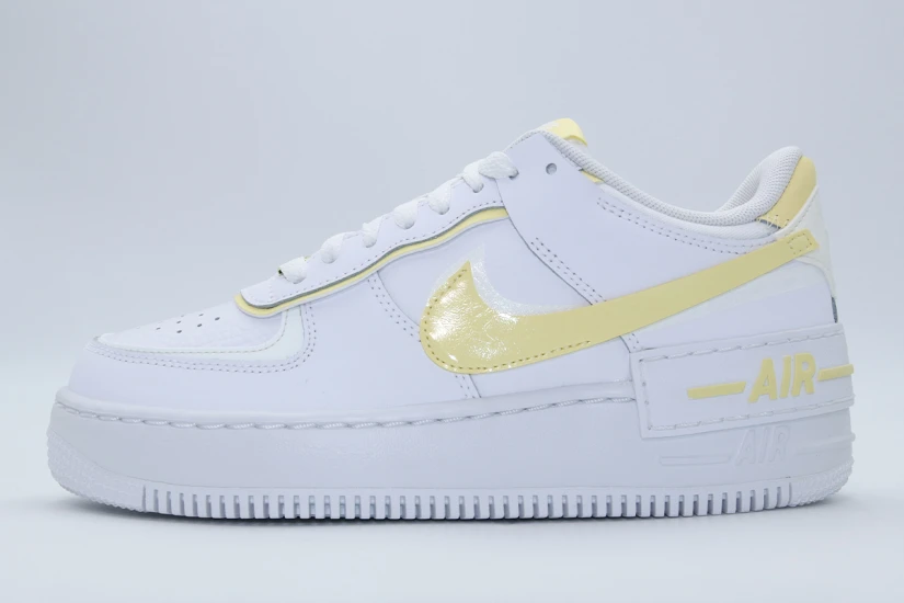 Nike Air Force 1 Shadow Sneakers Λευκά, Κίτρινα