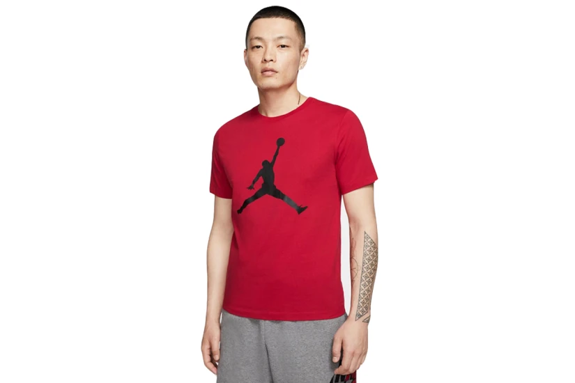 Jordan Jumpman Ανδρικό Κοντομάνικο T-Shirt Κόκκινο