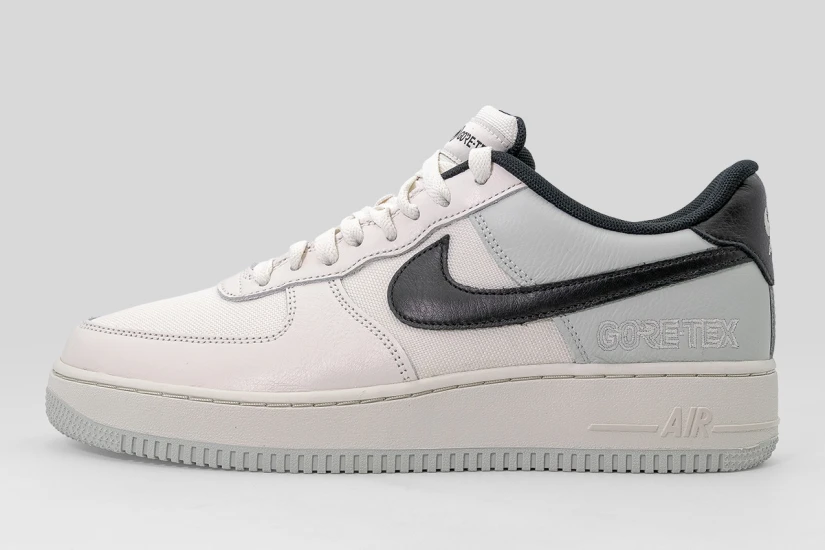Nike Air Force 1 Gore-Tex Ανδρικά Sneakers Λευκά, Μαύρα, Γκρι