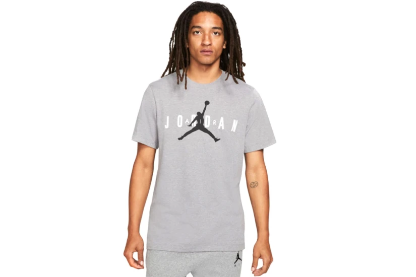 Jordan Air Wordmark Ανδρικό Κοντομάνικο T-Shirt Γκρι
