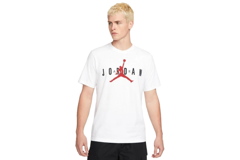Jordan Air Wordmark Ανδρικό Κοντομάνικο T-Shirt Λευκό