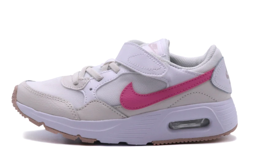 Nike Air Max Sc Παιδικά Sneakers Λευκά, Εκρού, Ροζ