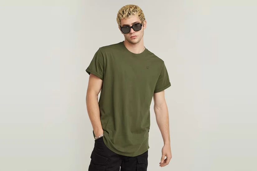 G-Star Lash Ανδρικό Κοντομάνικο T-Shirt Χακί