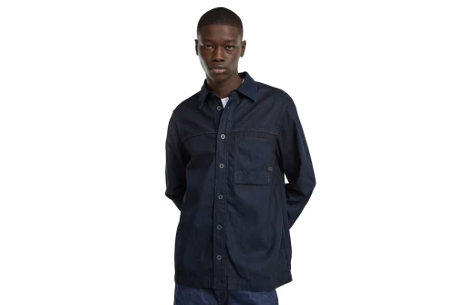 G-Star 1-Pocket Denim Πουκάμισο Μακρυμάνικο Ανδρικό (D24764-D777-G818 WORN IN ADRIF)