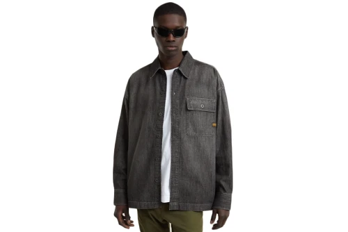 G-Star Boxy Fit Flap Pocket Shirt Πουκάμισο Μακρυμάνικο Ανδρικό (D25517-D540-G864 WORN IN OVERC)