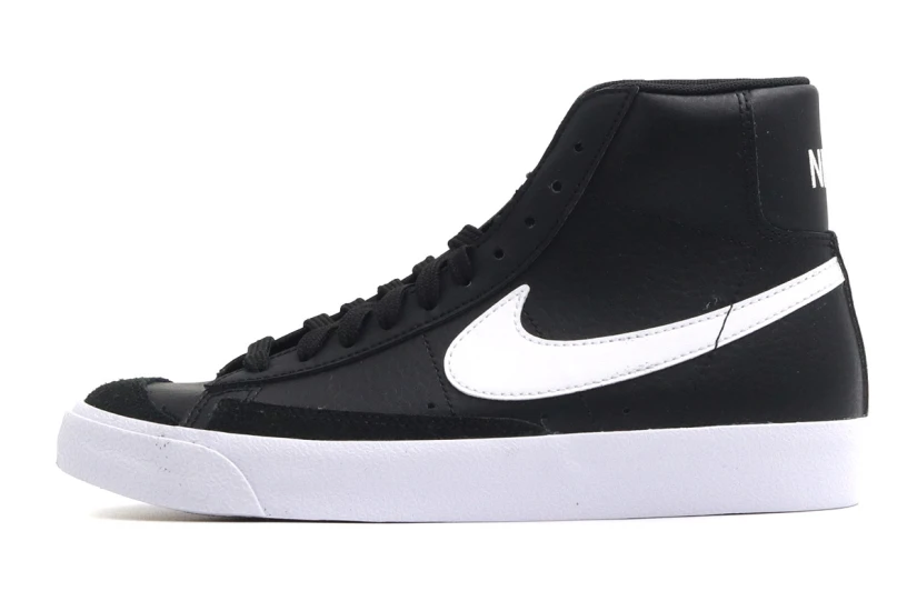 Nike Blazer Mid 77 Παιδικά Sneakers Μαύρα, Λευκά