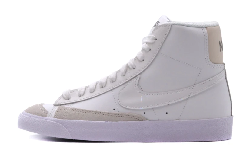 Nike Blazer Mid 77 Παιδικά Sneakers Εκρού, Γκρι Ανοιχτά, Λευκά