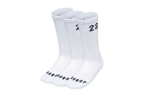 Jordan Essentials Κάλτσες Ψηλές 3 Ζευγάρια (DA5718 100)