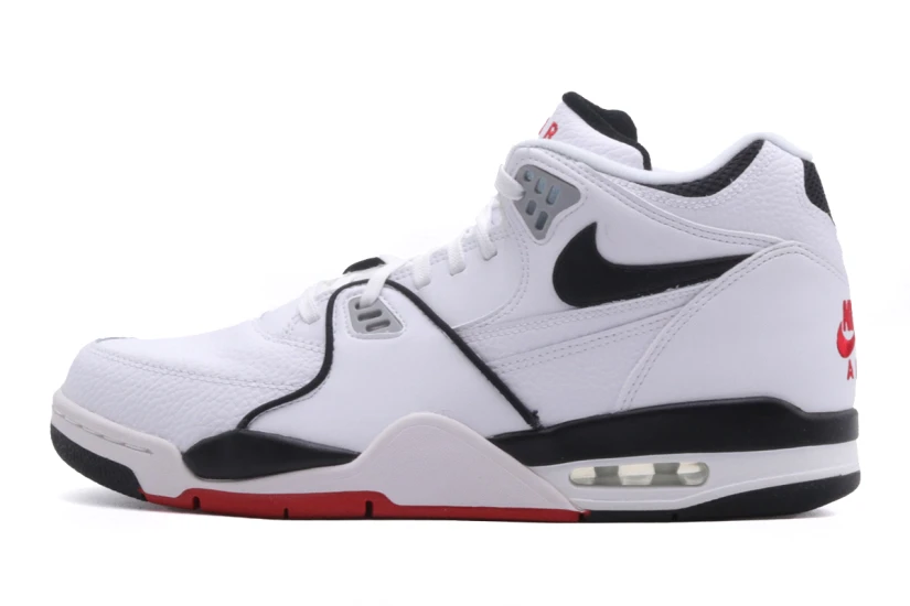 Nike Air Flight 89 Ανδρικά Sneakers Λευκά, Μαύρα, Κόκκινα