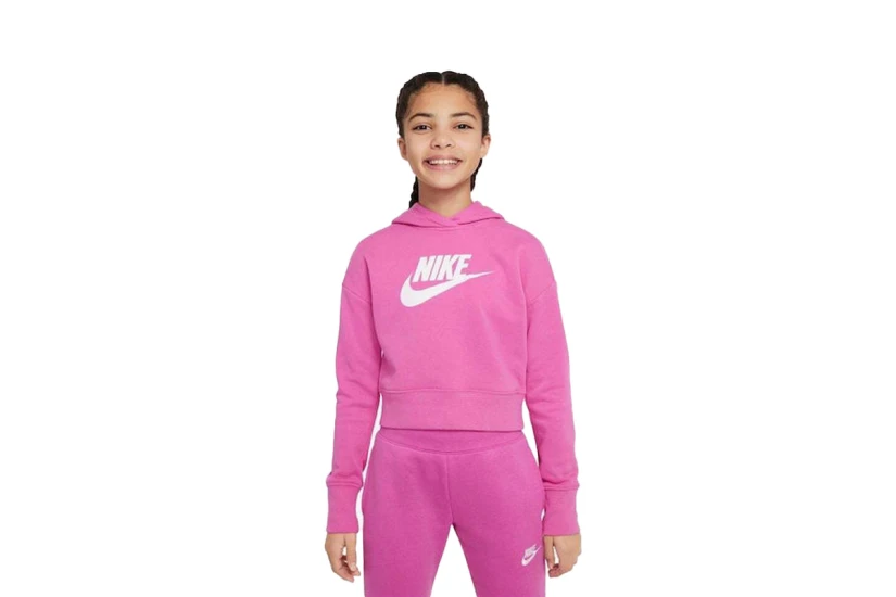 Nike Sportswear Club Παιδικό Φούτερ με Κουκούλα Φούξια