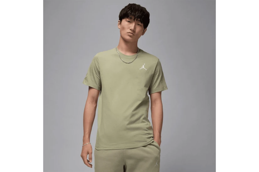 Jordan Jumpman Ανδρικό Κοντομάνικο T-Shirt Λαδί