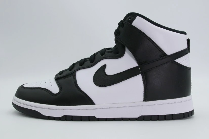 Nike Dunk High Top Retro Ανδρικά Sneakers Μαύρα, Λευκά