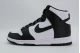 Nike Dunk High Top Sneakers Μαύρα, Λευκά