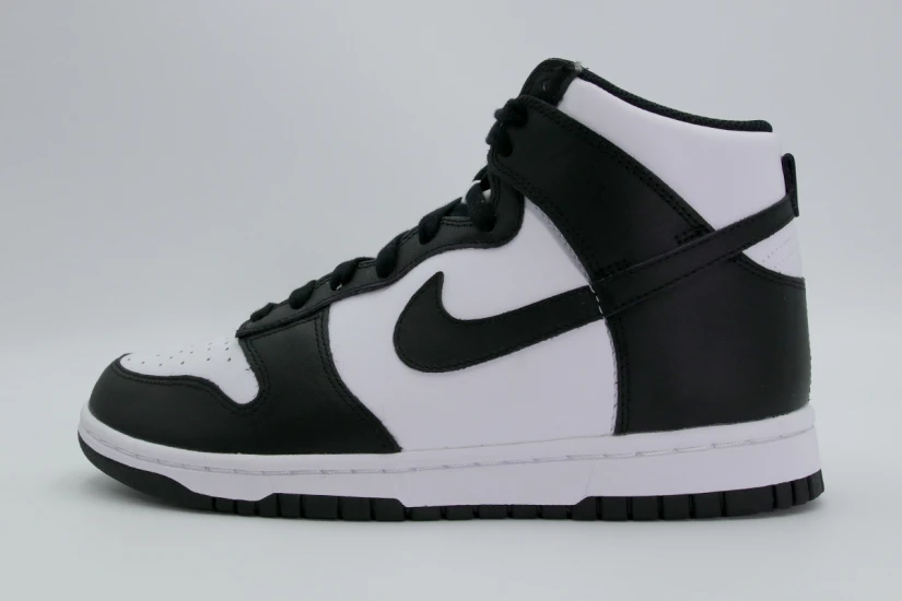 Nike Dunk High Top Sneakers Μαύρα, Λευκά