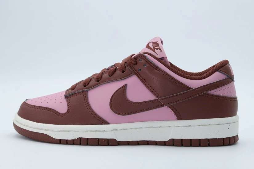 Nike Dunk Low Next Nature Sneakers Ροζ, Καφέ, Λευκά
