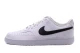 Nike Court Vision Low Next Nature Ανδρικά Sneakers Λευκά, Μαύρα