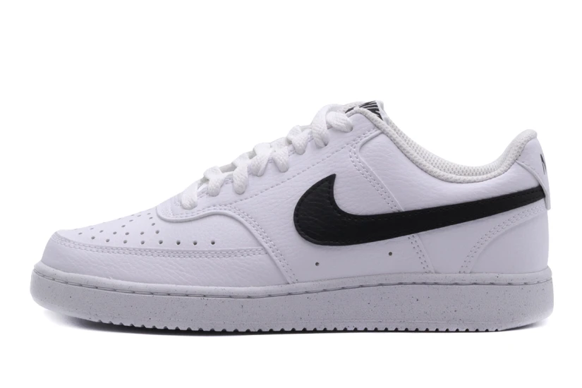Nike Court Vision Low Next Nature Γυναικεία Sneakers Λευκά, Μαύρα