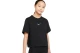 Nike Παιδική Κοντομάνικη Crop Top Μπλούζα Μαύρη