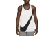 Nike Dri-FIT Basketball Crossover Ανδρική Αμάνικη Μπλούζα Λευκή, Μαύρη