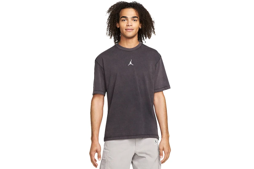 Jordan Dri-FIT Sport Ανδρικό Κοντομάνικο T-Shirt Ανθρακί