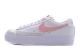 Nike Blazer Low Platform Γυναικεία Sneakers Λευκά, Ροζ
