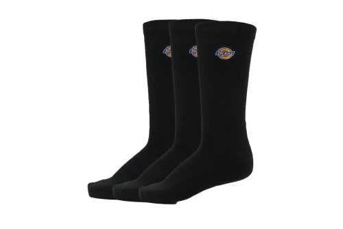 Dickies Valley Grove Κάλτσες Ψηλές 3 Ζευγάρια (DK0A4X82BLK1)