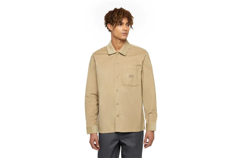 Dickies Corduroy Ανδρικό Μακρυμάνικο Πουκάμισο Μπεζ