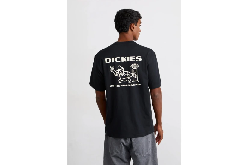 Dickies Burns Ανδρικό Κοντομάνικο T-Shirt Μαύρο