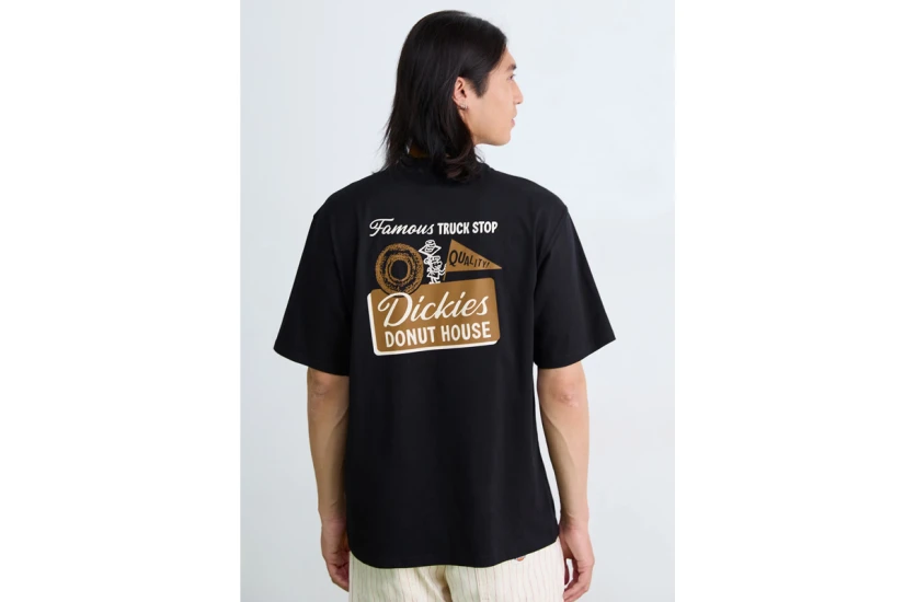 Dickies Donut House Ανδρικό Κοντομάνικο T-Shirt Μαύρο
