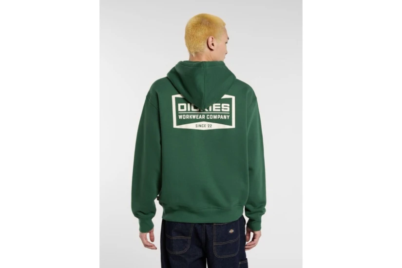 Dickies Bolivar Ανδρική Βαμβακερή Ζακέτα με Κουκούλα Πράσινη