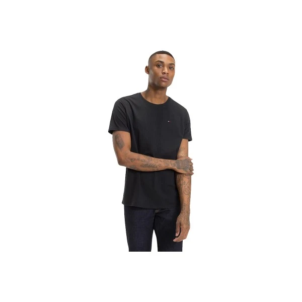 Tommy Jeans Flag Extra Slim Jersey T-Shirt Ανδρικό (DM0DM04411 078)