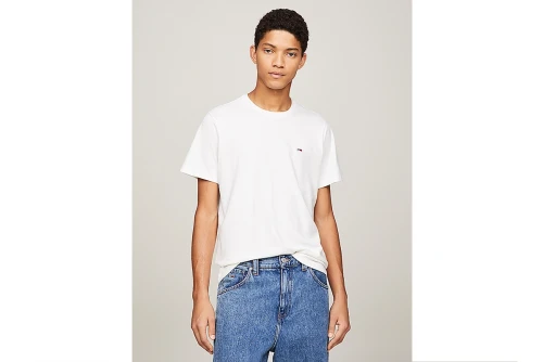 Tommy Jeans Classics Cotton T-Shirt Ανδρικό (DM0DM09598 YBR)