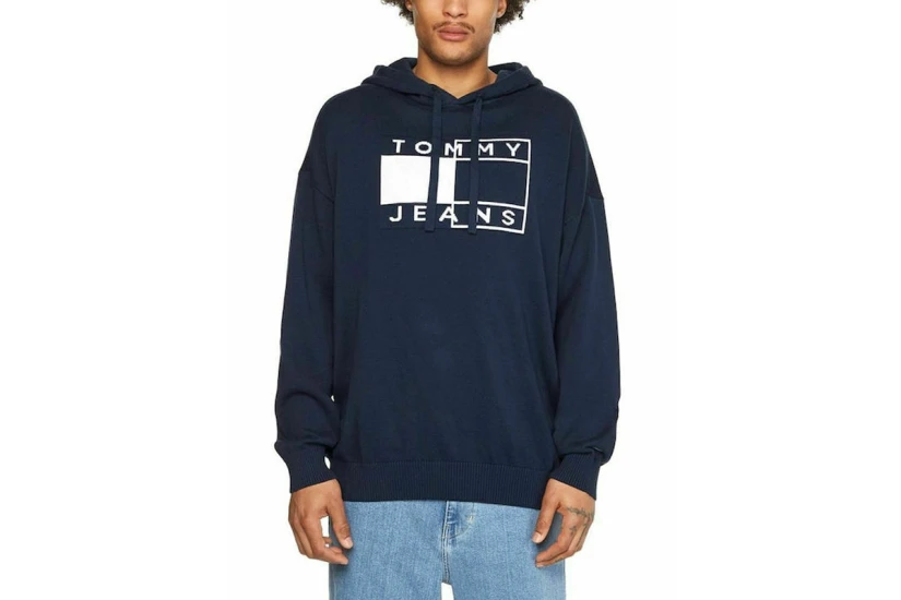 Tommy Jeans Tjm Twisted Flag Sweater Μπλούζα Πλεκτή Ανδρική (DM0DM13897 C87)