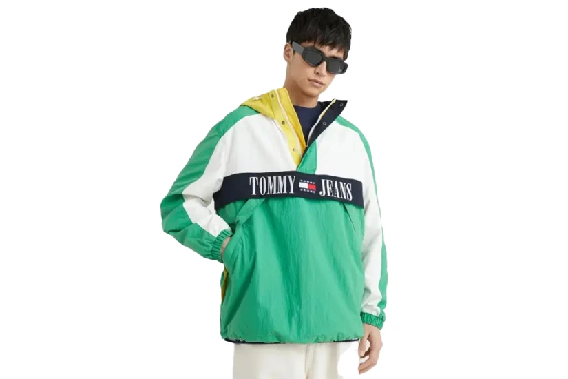 Tommy Jeans Tjw Ovz Chicago Archive Popover Μπουφάν Ελαφρύ Ανδρικό (DM0DM15912 LY3)