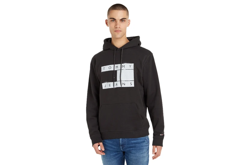 Tommy Jeans Tjm Reg Flag Spray Hoodie Ανδρικό (DM0DM17911 BDS)