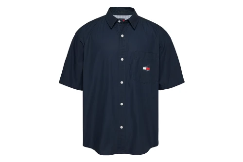 Tommy Jeans Easy Poplin Ss Πουκάμισο Κοντομάνικο Ανδρικό (DM0DM18885 C1G)