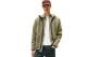 Tommy Jeans Teddy Zip-Thru Ανδρική Ζακέτα Sherpa με Κουκούλα Πράσινη