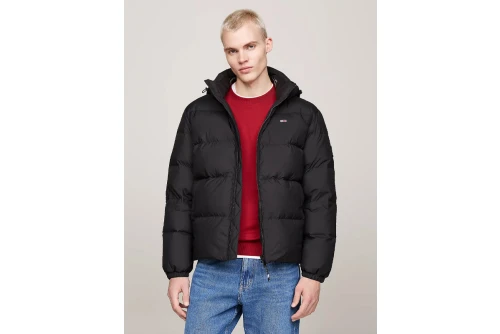 Tommy Jeans Water Repellent Down Hooded Μπουφάν Puffer Ανδρικό (DM0DM19786 BDS)
