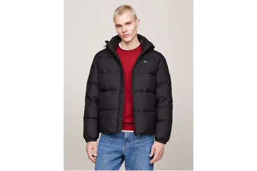Tommy Jeans Water Repellent Down Hooded Μπουφάν Puffer Ανδρικό (DM0DM19786 BDS)
