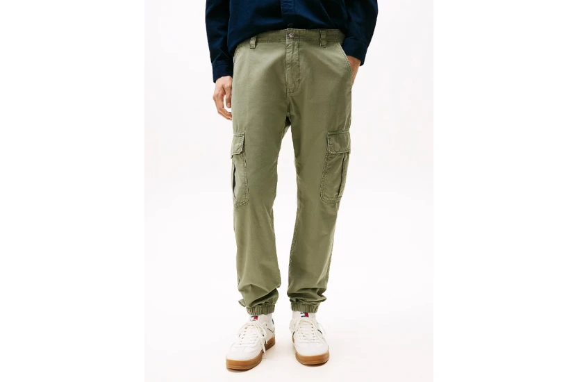 Tommy Jeans Ryan Ανδρικό Cargo Παντελόνι Λαδί