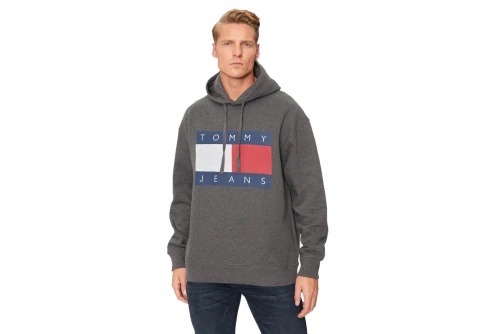 Tommy Jeans Rlx Melange Flag Hoodie Ανδρικό (DM0DM20591 PUB)