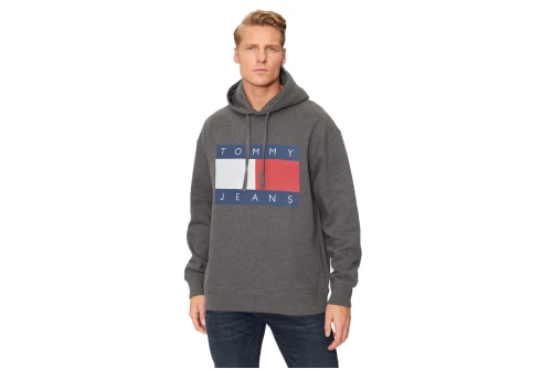 Tommy Jeans Rlx Melange Flag Hoodie Ανδρικό (DM0DM20591 PUB)