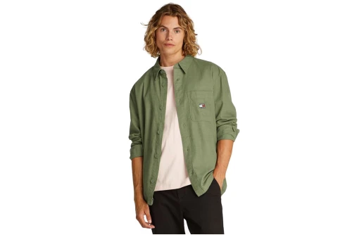 Tommy Jeans Cotton Slub Πουκάμισο Μακρυμάνικο Ανδρικό (DM0DM20874 MR6)