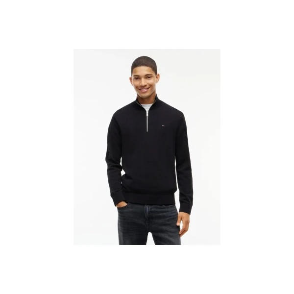Tommy Jeans Flag Lightweight Slim Πουλόβερ Με Φερμουάρ Ανδρικό (DM0DM21654 BDS)